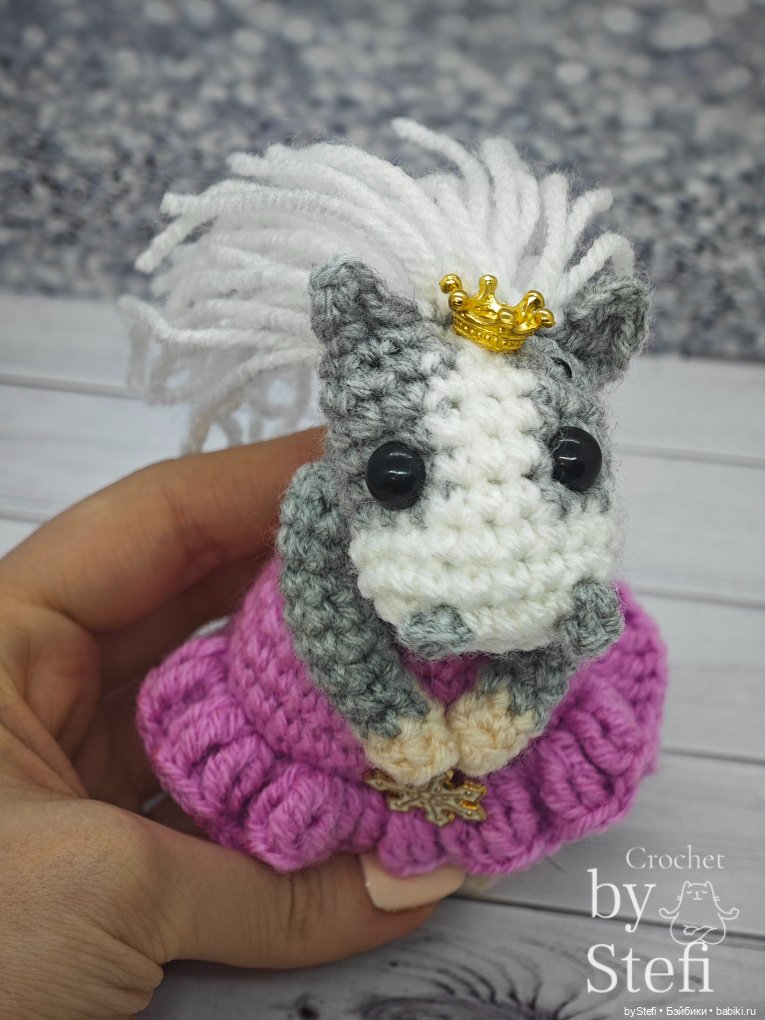 Лошадка Груня — Вязаные игрушки и амигуруми: крючком (фото 7)