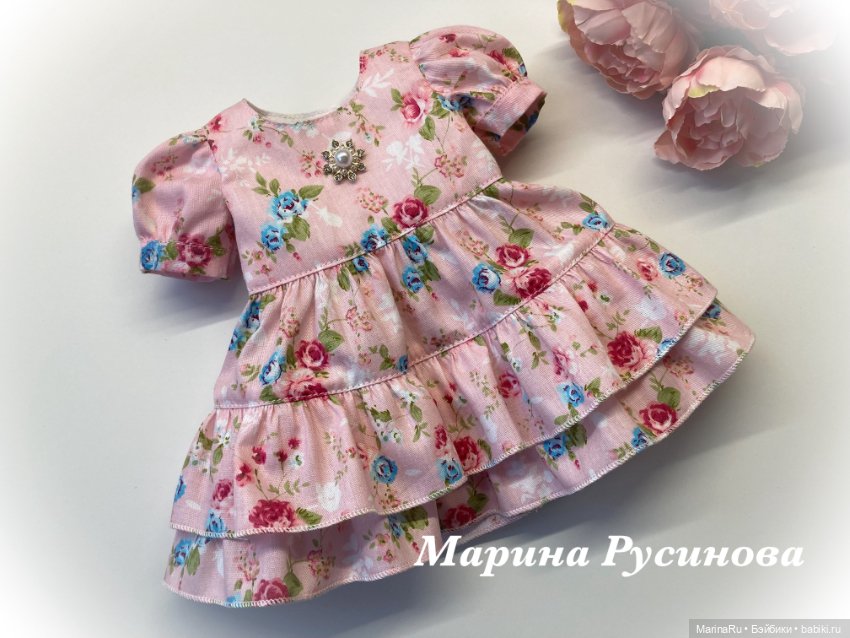 Еще немного платьев — Одежда и обувь для кукол своими руками: фото (фото 10)
