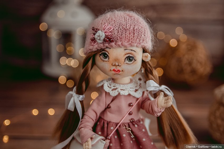 Скромница Аннет — Авторские текстильные куклы: Вальдорфские