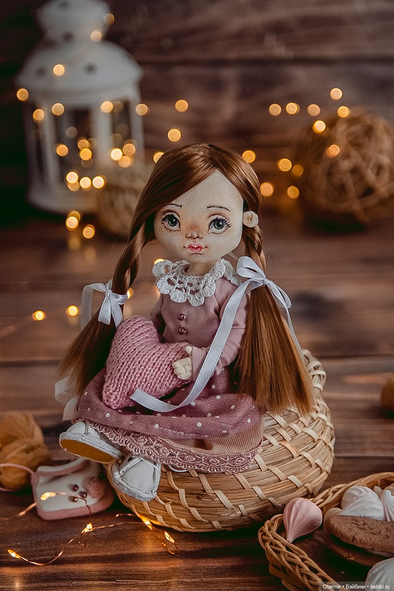 Скромница Аннет — Авторские текстильные куклы: Вальдорфские (фото 2)