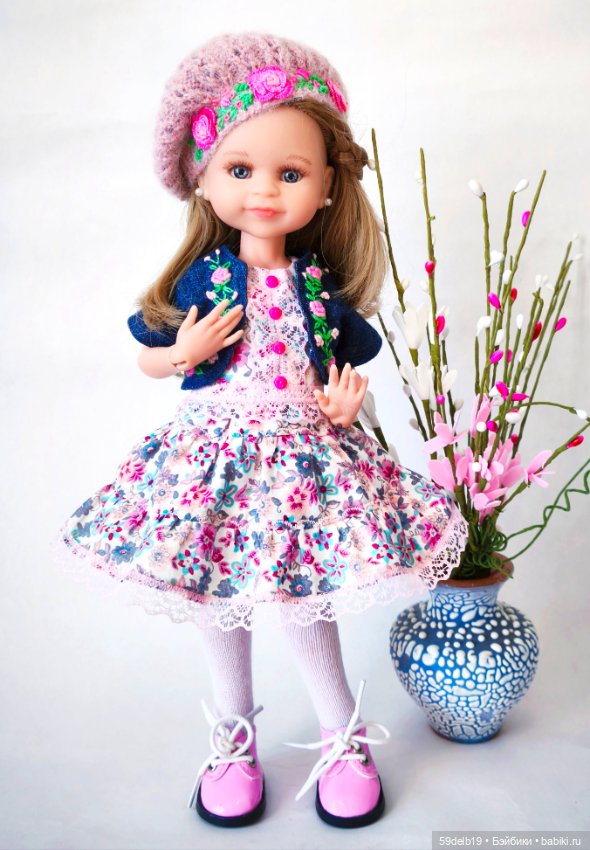 Новое платье, болеро и берет с вышивкой для паолочки