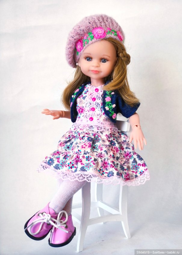 Новое платье, болеро и берет с вышивкой для паолочки