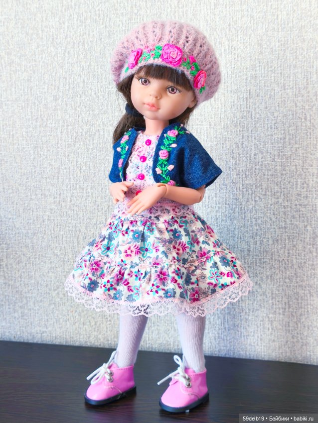 Новое платье, болеро и берет с вышивкой для паолочки (фото 8)