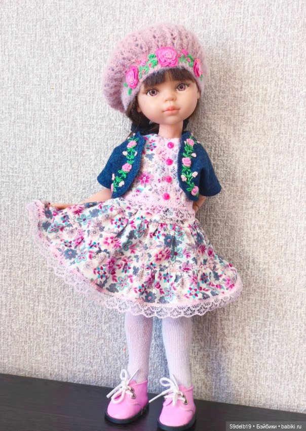 Новое платье, болеро и берет с вышивкой для паолочки (фото 6)