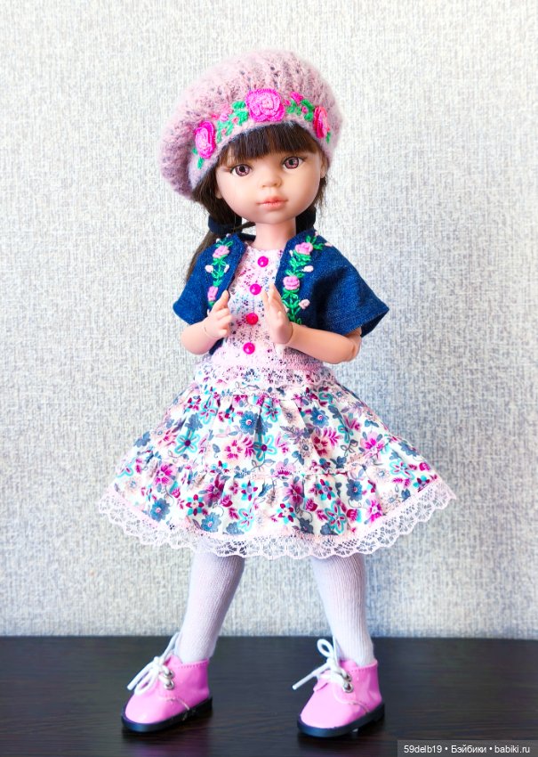 Новое платье, болеро и берет с вышивкой для паолочки (фото 9)