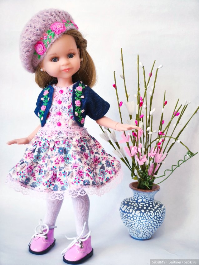 Новое платье, болеро и берет с вышивкой для паолочки