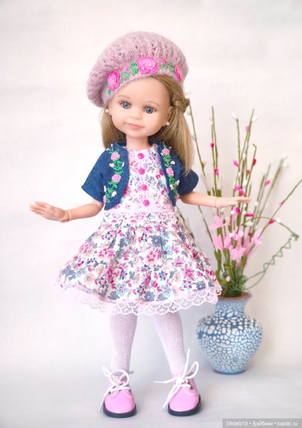 Новое платье, болеро и берет с вышивкой для паолочки