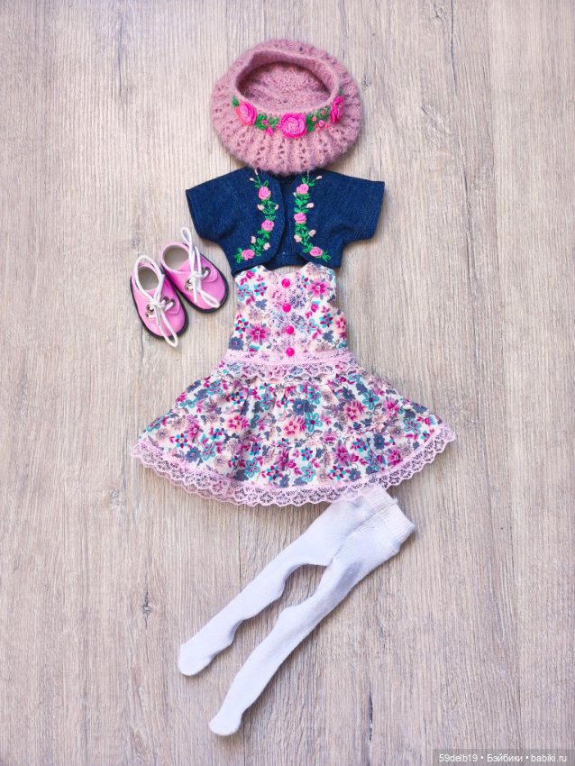 Новое платье, болеро и берет с вышивкой для паолочки (фото 3)