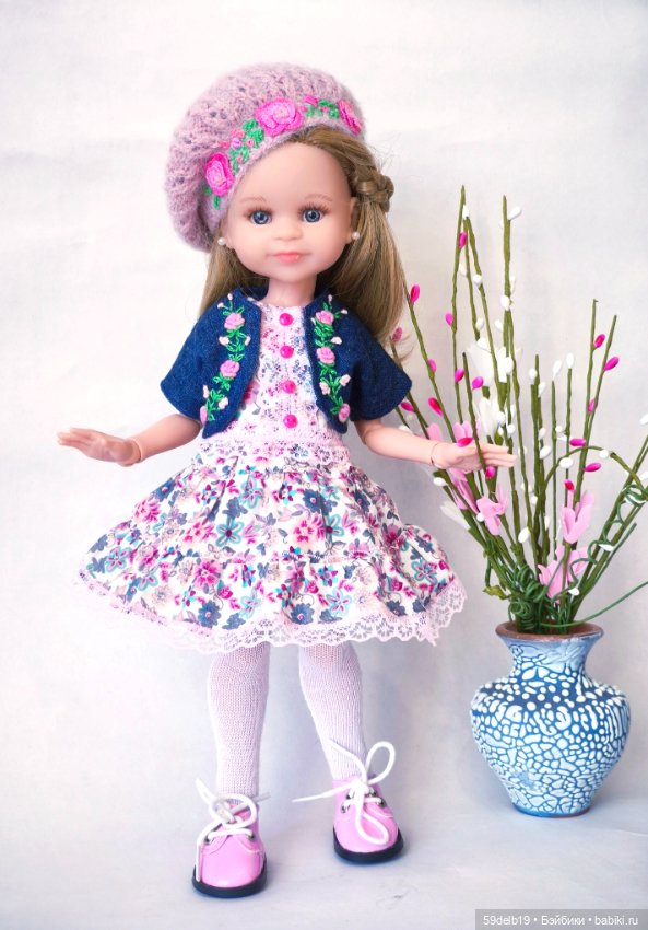 Новое платье, болеро и берет с вышивкой для паолочки