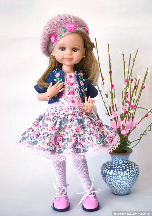 Новое платье, болеро и берет с вышивкой для паолочки