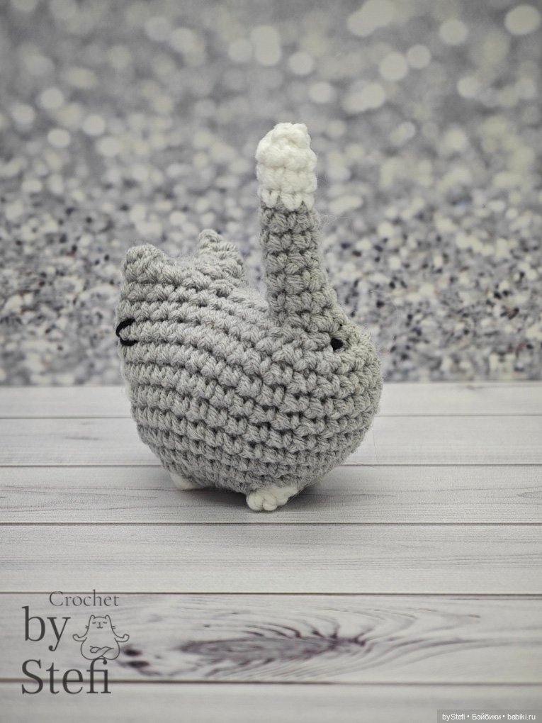 Котик — Вязаные игрушки и амигуруми: крючком (фото 4)