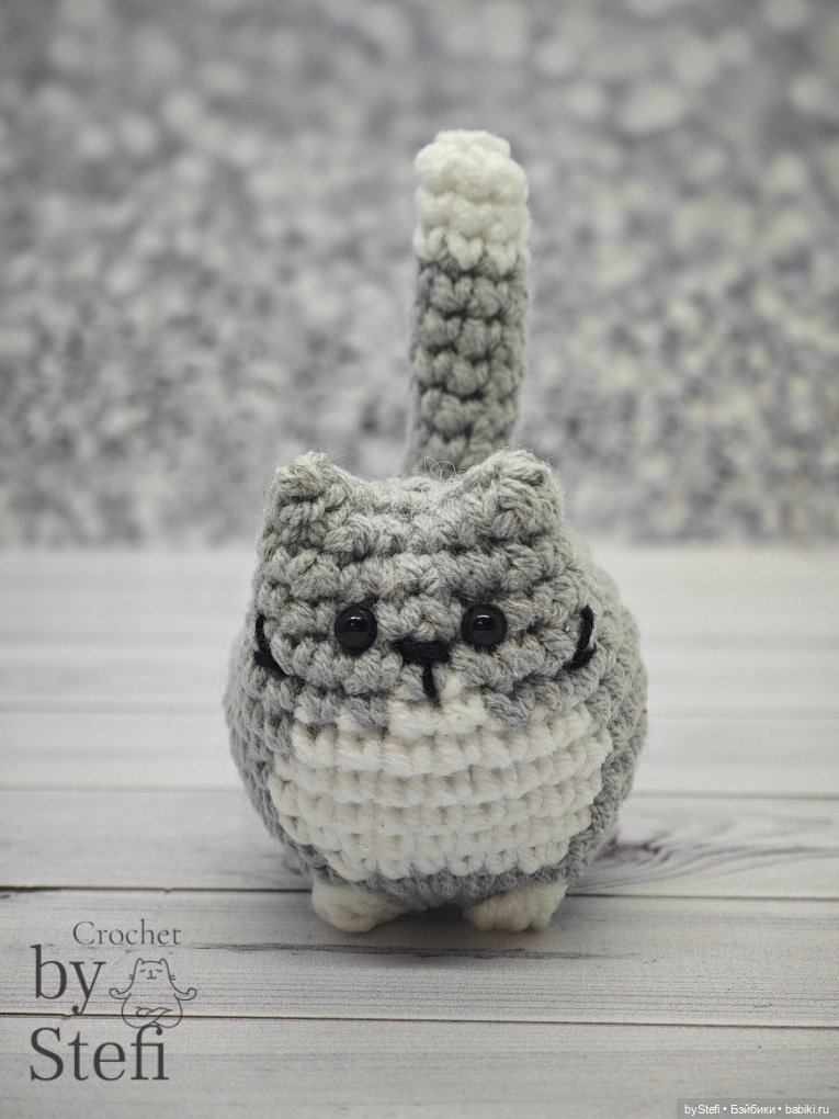 Котик — Вязаные игрушки и амигуруми: крючком (фото 6)