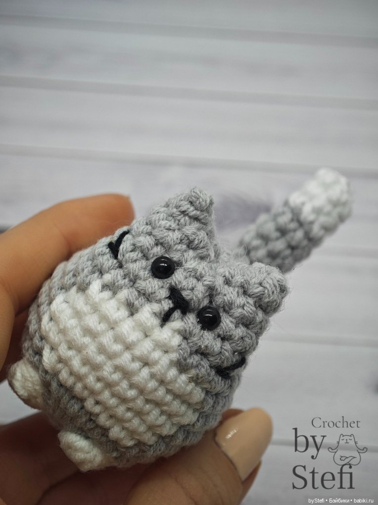 Котик — Вязаные игрушки и амигуруми: крючком (фото 10)