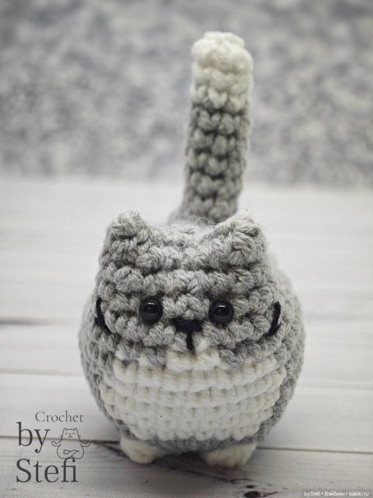Котик — Вязаные игрушки и амигуруми: крючком (фото 9)