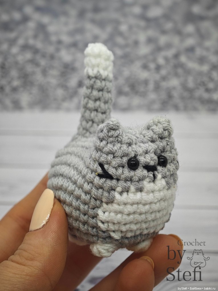 Котик — Вязаные игрушки и амигуруми: крючком (фото 8)