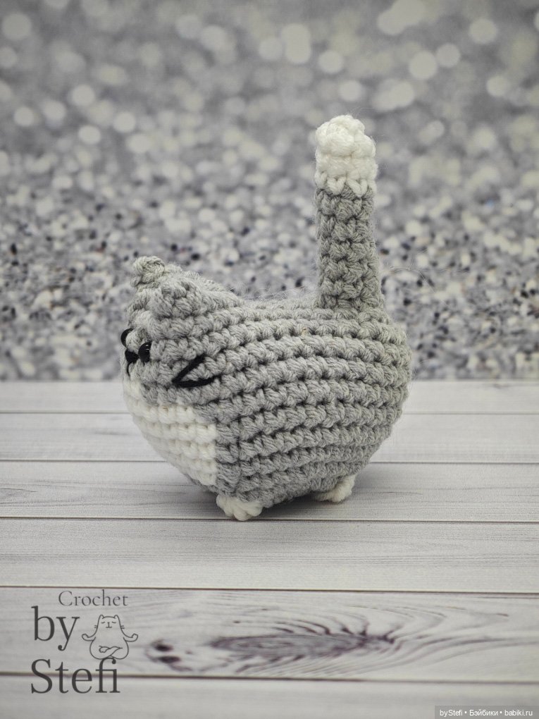 Котик — Вязаные игрушки и амигуруми: крючком (фото 5)