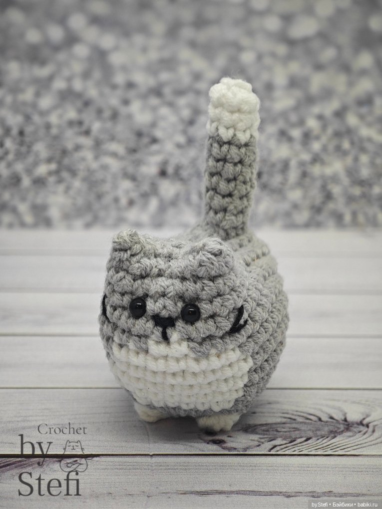 Котик — Вязаные игрушки и амигуруми: крючком