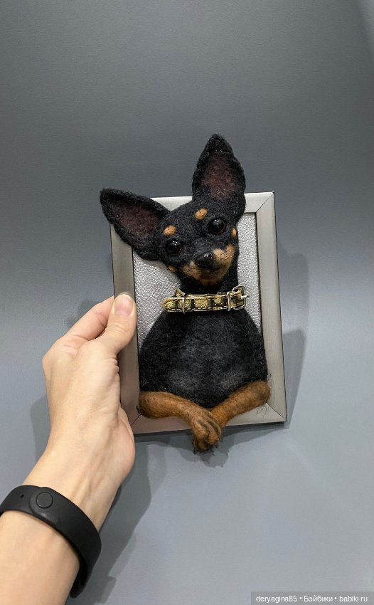 Портрет тойчика — Валяные игрушки из шерсти: сухое валяние (фото 2)