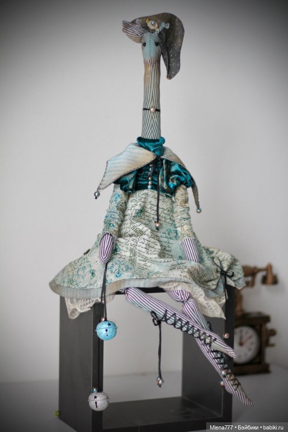 Жирафа Жанетта — Авторские текстильные куклы: Вальдорфские (фото 4)