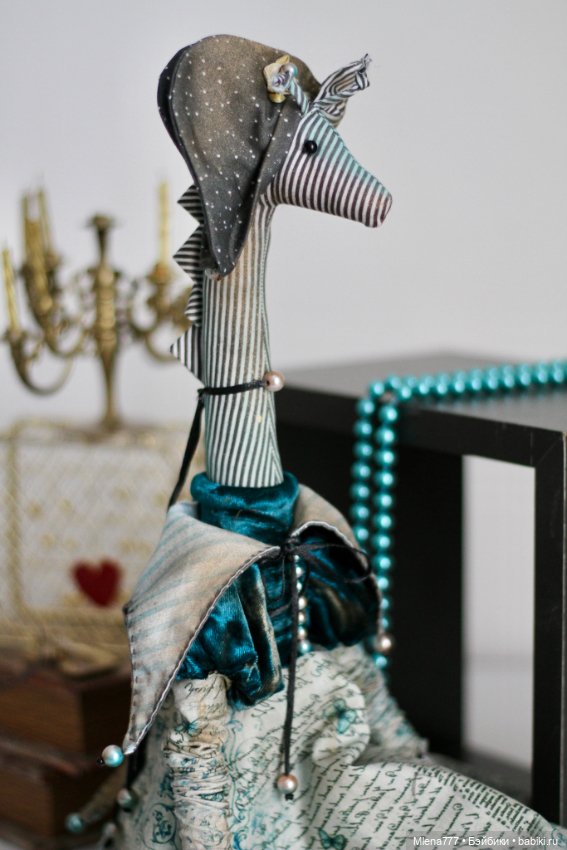 Жирафа Жанетта — Авторские текстильные куклы: Вальдорфские (фото 9)