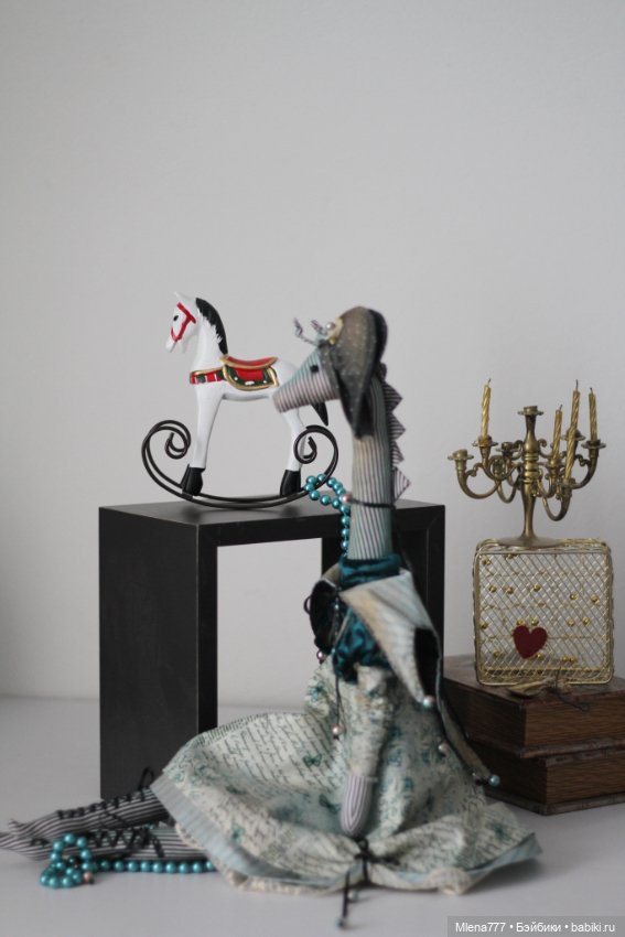 Жирафа Жанетта — Авторские текстильные куклы: Вальдорфские (фото 8)