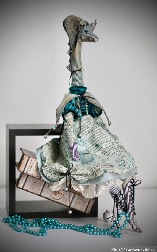 Жирафа Жанетта — Авторские текстильные куклы: Вальдорфские (фото 6)