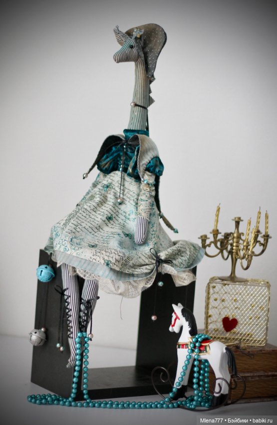 Жирафа Жанетта — Авторские текстильные куклы: Вальдорфские (фото 7)