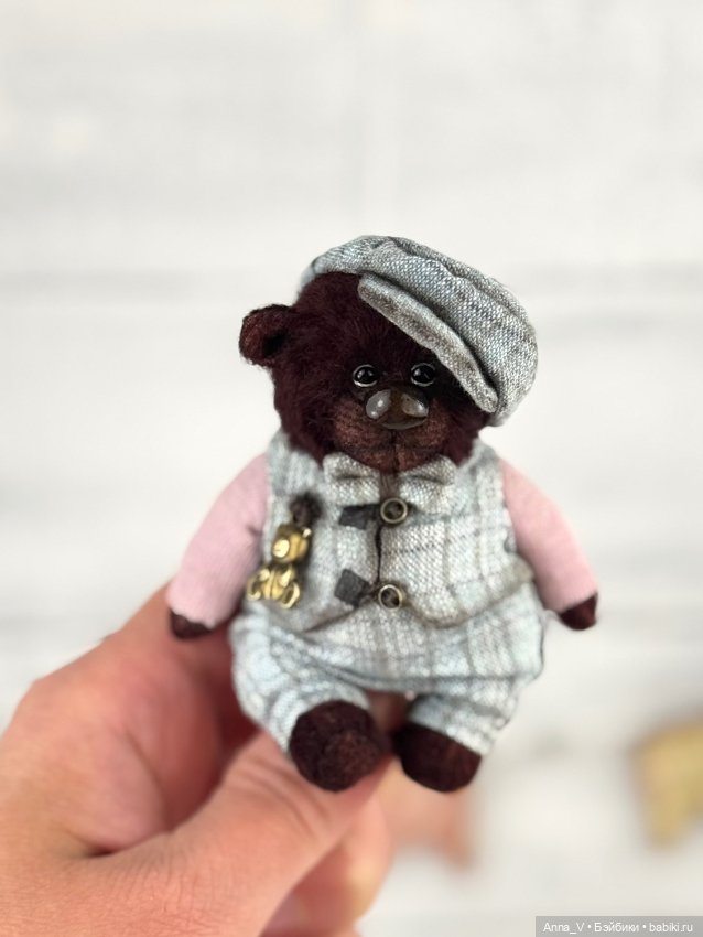 Тедди мишка Вовка — Авторские мишки Тедди и друзья: фото (фото 2)