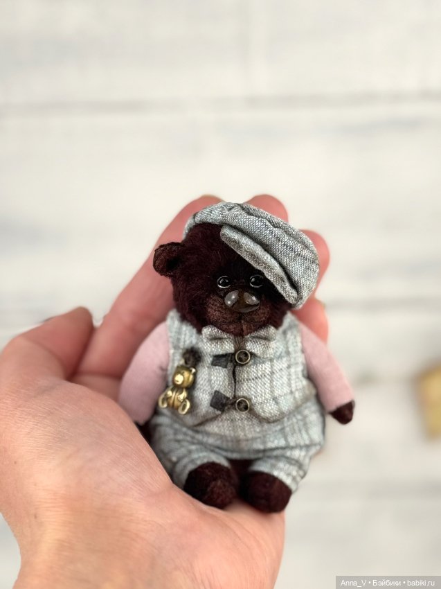 Тедди мишка Вовка — Авторские мишки Тедди и друзья: фото (фото 4)