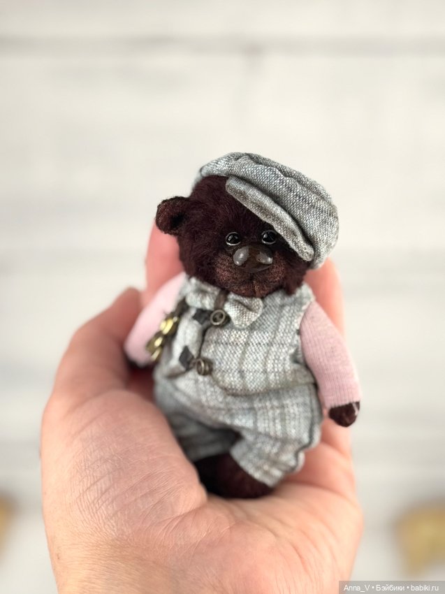 Тедди мишка Вовка — Авторские мишки Тедди и друзья: фото (фото 3)