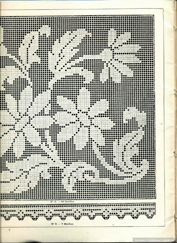 Старинная филейная вышивка. Схемы (фото 5)