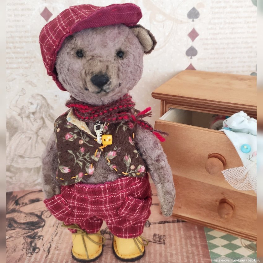 Тедди медведь Миха — Авторские мишки Тедди и друзья: фото