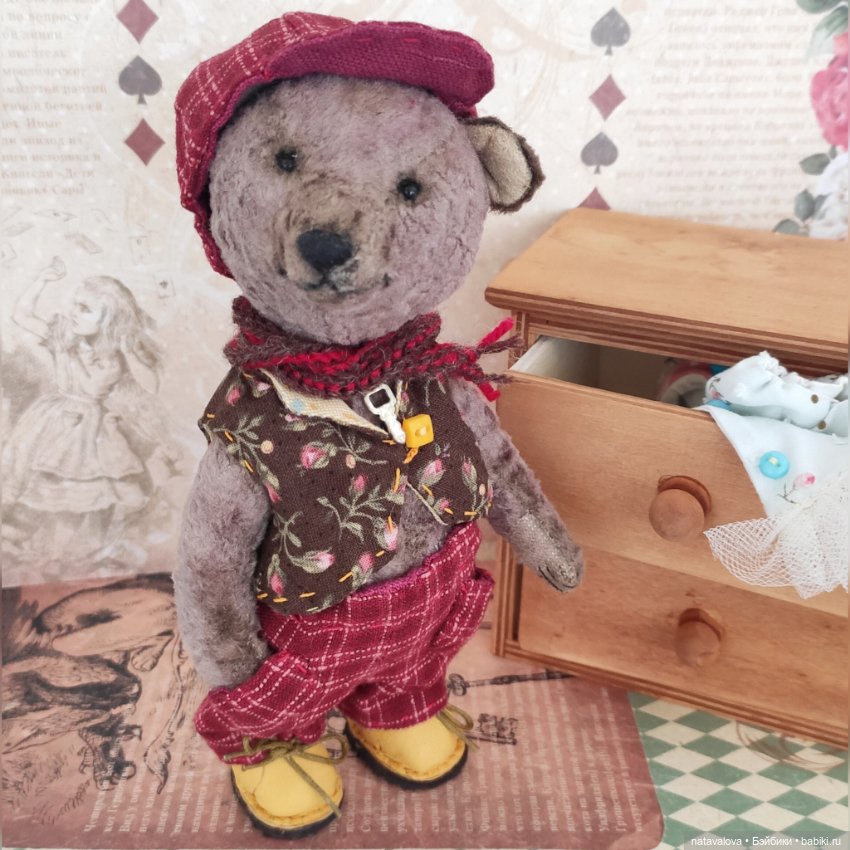 Тедди медведь Миха — Авторские мишки Тедди и друзья: фото (фото 2)