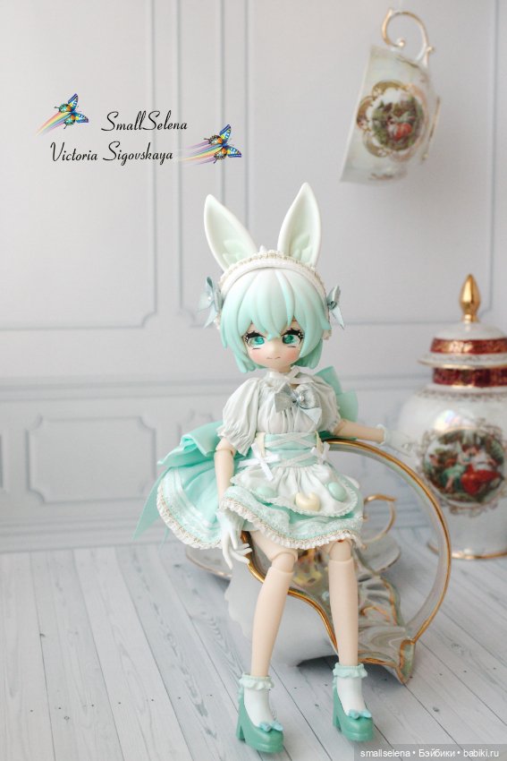 Мятный зеленый молочный чай (фото 6)