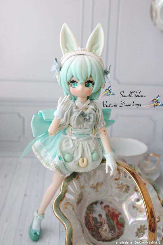 Мятный зеленый молочный чай (фото 7)