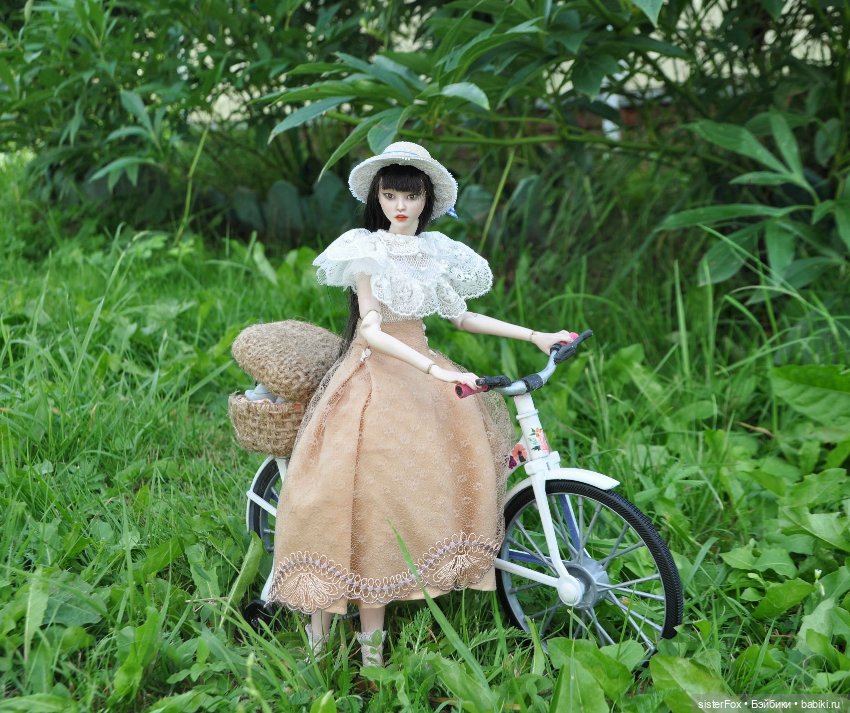 Велосипед — Авторские фарфоровые куклы (OOAK): ручная работа (фото 2)