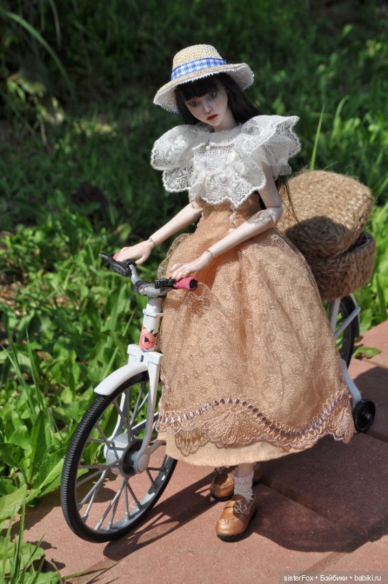 Велосипед — Авторские фарфоровые куклы (OOAK): ручная работа (фото 6)