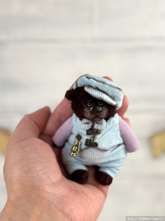 Тедди мишка Мирон — Авторские мишки Тедди и друзья: фото (фото 2)