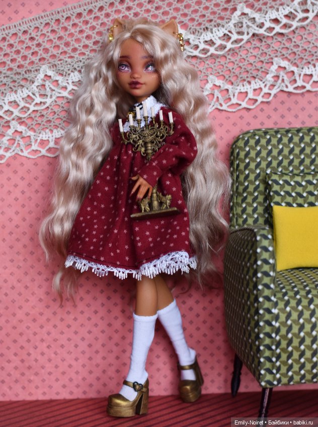 Уют в Рождество — ООАК Monster High и Ever After High: репейнт (фото 7)