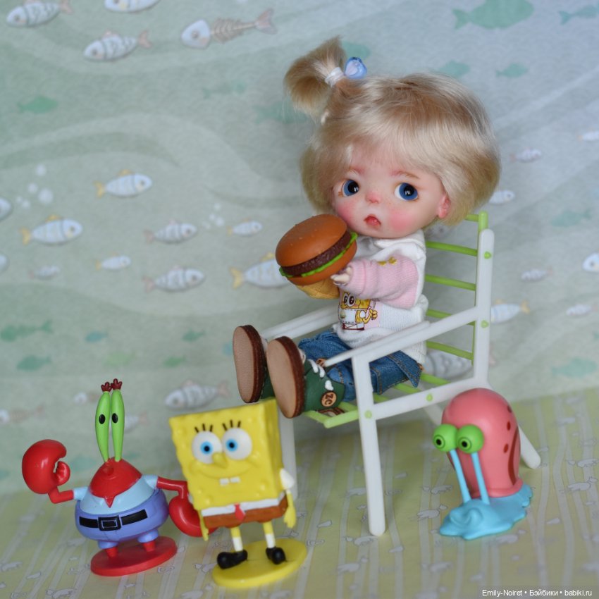 Губка Боб — Домашние фото авторских кукол: личные коллекции (фото 5)