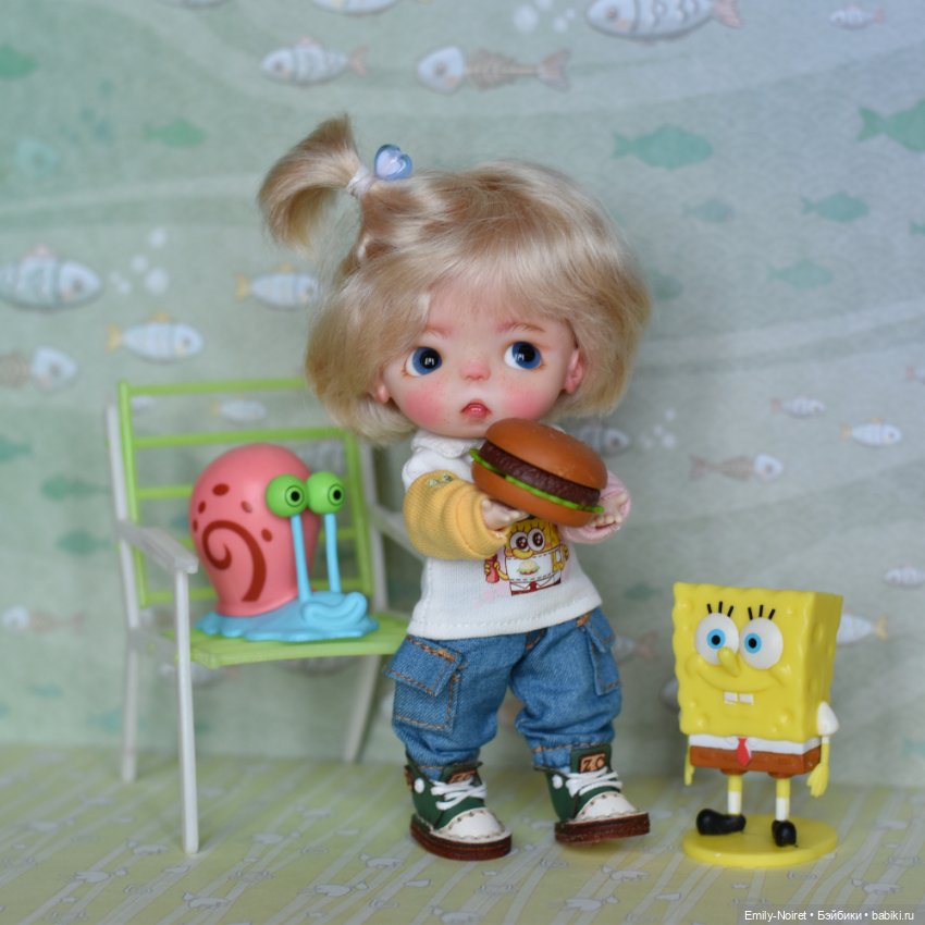 Губка Боб — Домашние фото авторских кукол: личные коллекции (фото 6)