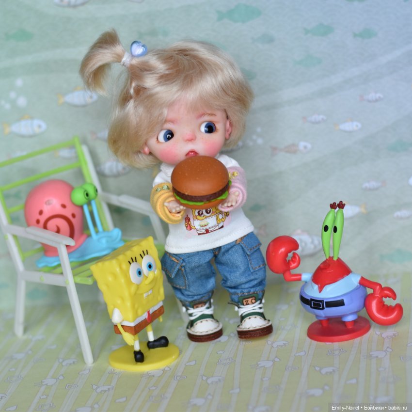 Губка Боб — Домашние фото авторских кукол: личные коллекции (фото 7)
