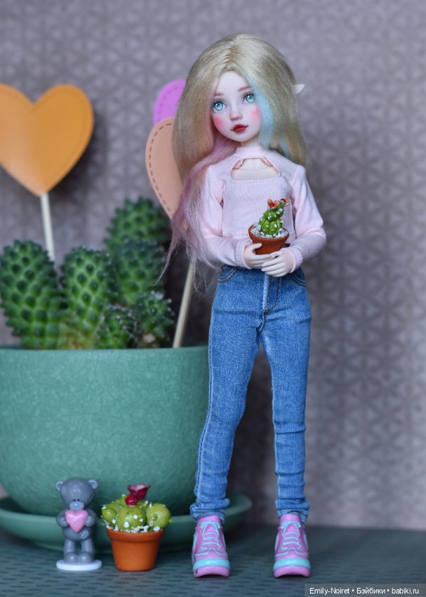 Кактусы — ООАК и репейнт игровых кукол: Bratz (фото 3)