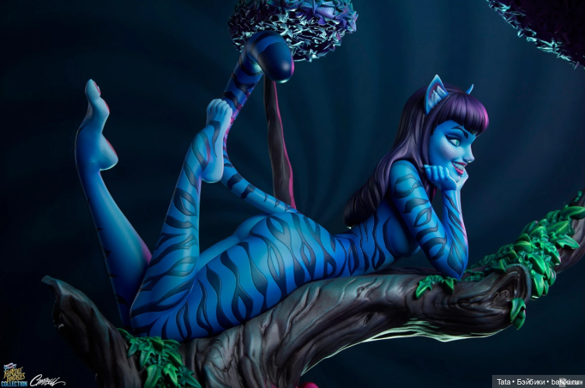 Sideshow - статуя Леди Чеширская Кошка (фото 4)