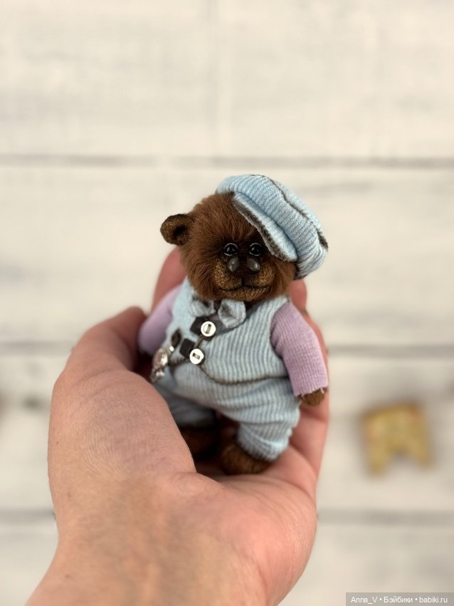 Тедди мишка Димка — Авторские мишки Тедди и друзья: фото (фото 4)