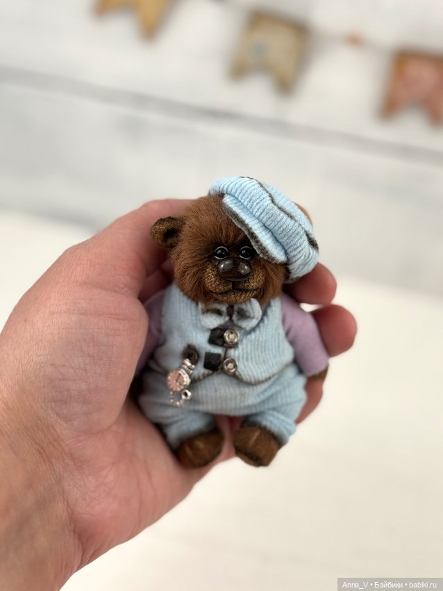 Тедди мишка Димка — Авторские мишки Тедди и друзья: фото (фото 2)