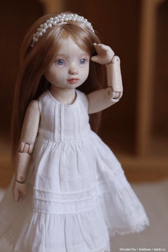 Деревянная подвижная кукла Лори (фото 5)