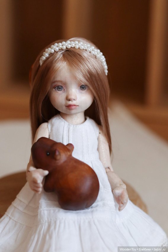 Деревянная подвижная кукла Лори (фото 6)
