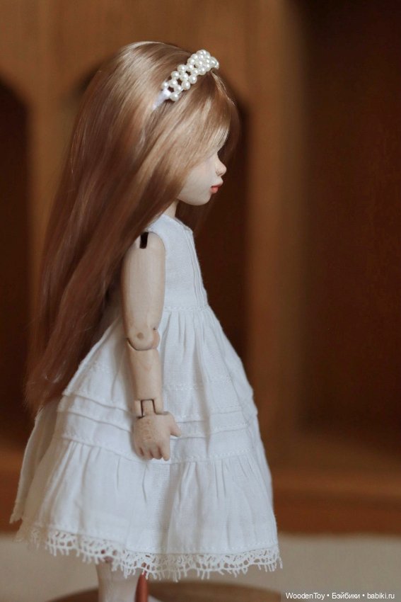 Деревянная подвижная кукла Лори (фото 7)