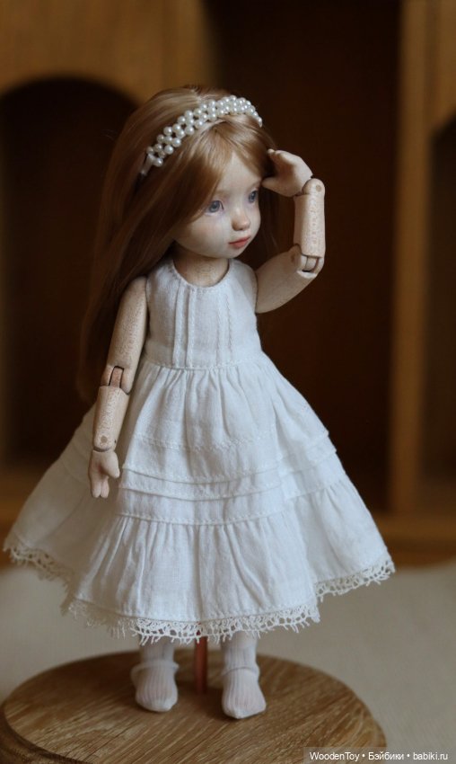Деревянная подвижная кукла Лори (фото 10)
